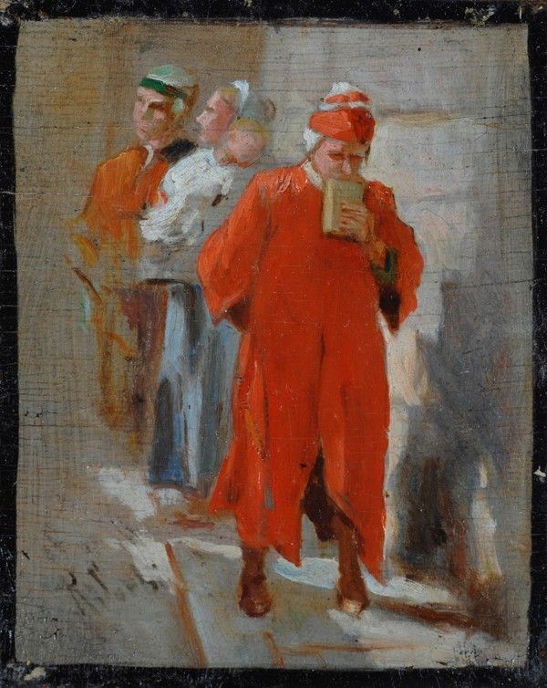 Raffaello Sorbi - Dante in Meditazione