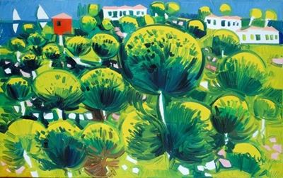 Paesaggio con Vele
