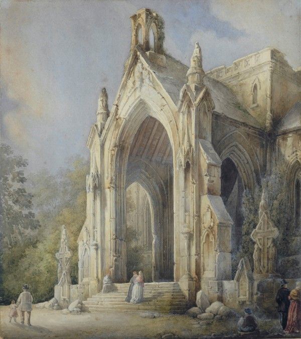 Attr. a Federico Moja - Esterno di Cattedrale