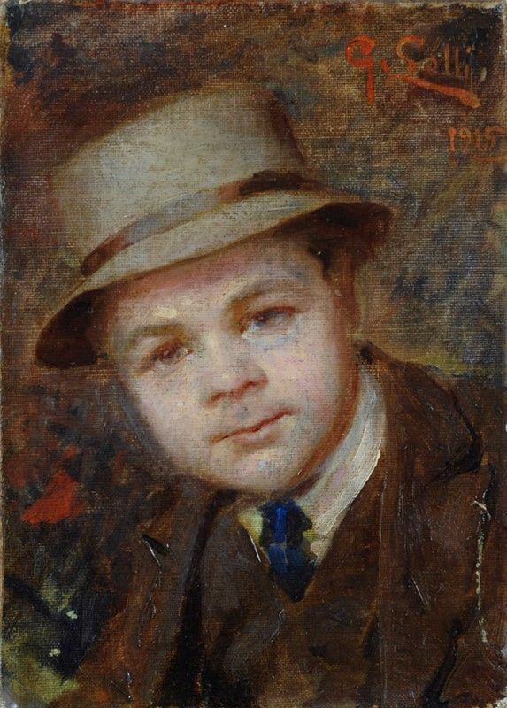 Giacomo Lolli - Ritratto di Giuseppe Piombanti