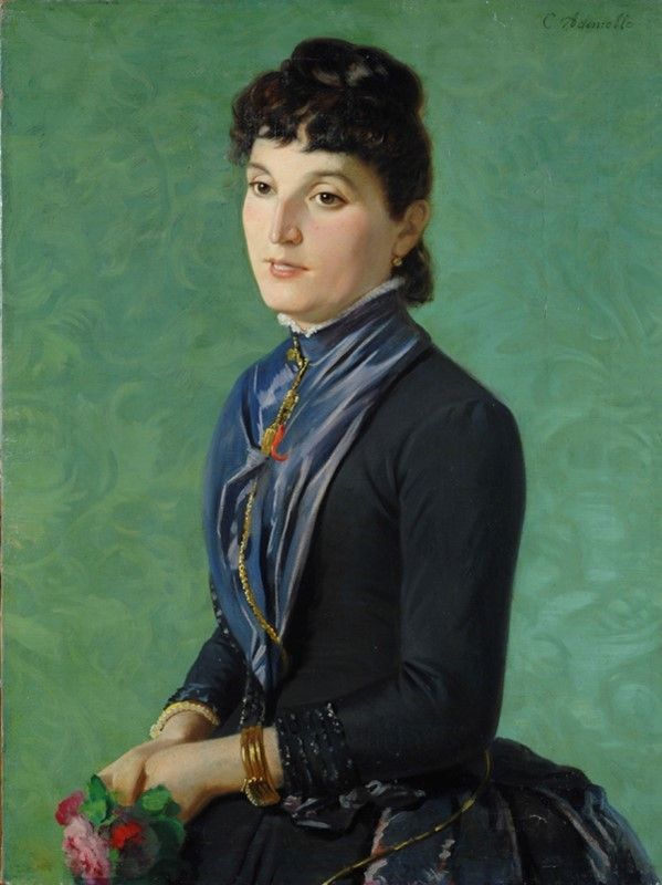 Luigi Ademollo - Ritratto di Signora; Ritratto di Uomo