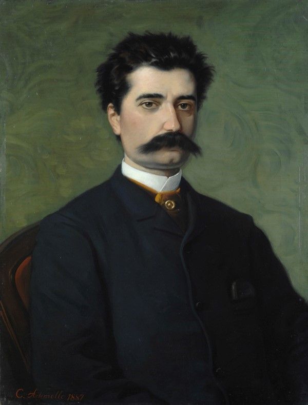 Luigi Ademollo - Ritratto di Signora; Ritratto di Uomo