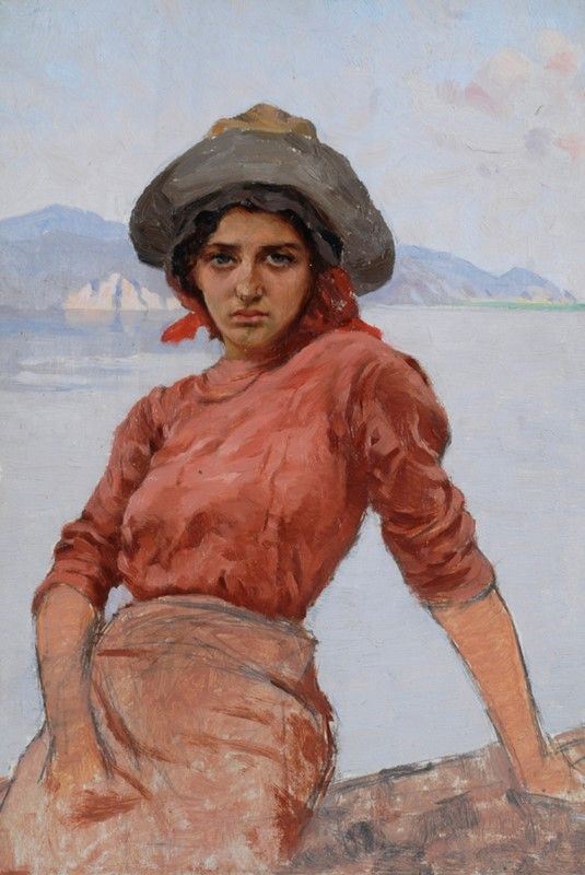 Angiolo Tommasi - La Modella