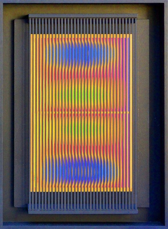 Alberto Biasi - Chupa chupa su arancio