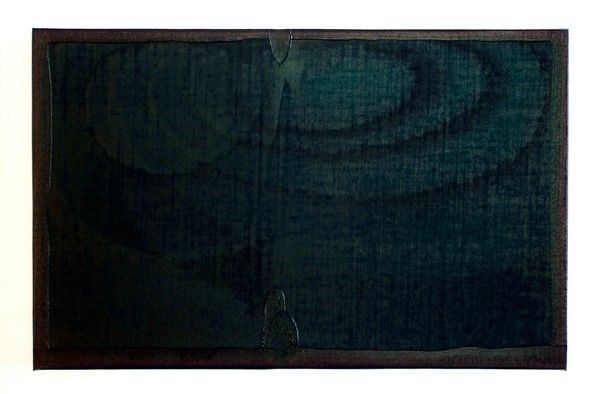 Antonio Catelani : Assenze in blu di Prussia  (2015)  - Olio su tela - Asta Arte di ricerca per la ricerca - Galleria Pananti Casa d'Aste