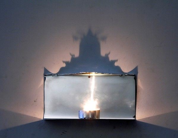 Fabrizio Corneli : Custodi della luce  (2011)  - Rame placcato in argento, tea light - Auction Arte di ricerca per la ricerca - Galleria Pananti Casa d'Aste