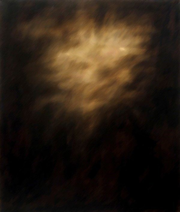 Diego Fiorucci : L'origine du monde  (2012)  - Olio e bitume su tela - Auction Arte di ricerca per la ricerca - Galleria Pananti Casa d'Aste