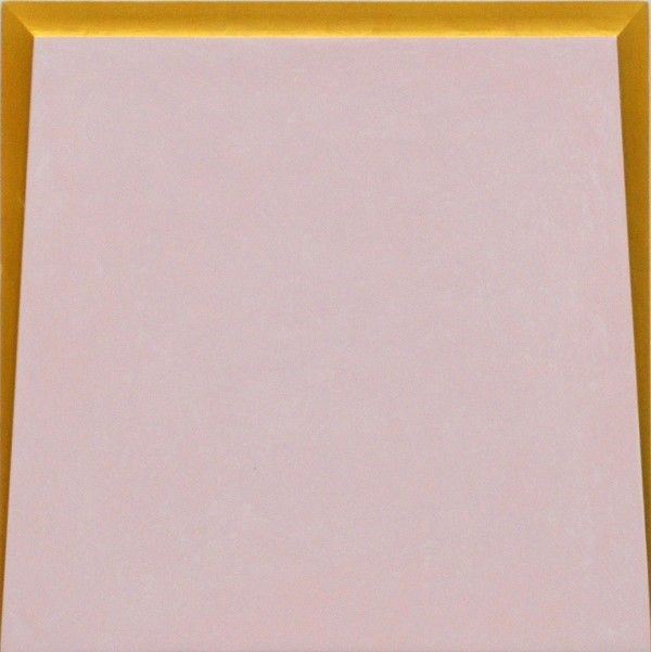 Ettore Spalletti : Rosa foglia oro  (2015)  - Impasto di colore su tavola, foglia oro - Asta Arte di ricerca per la ricerca - Galleria Pananti Casa d'Aste
