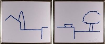 Disegno 544 / Disegno 545; Due Elementi Indivisibili