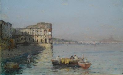 Pescatori a Palazzo Donn'anna
