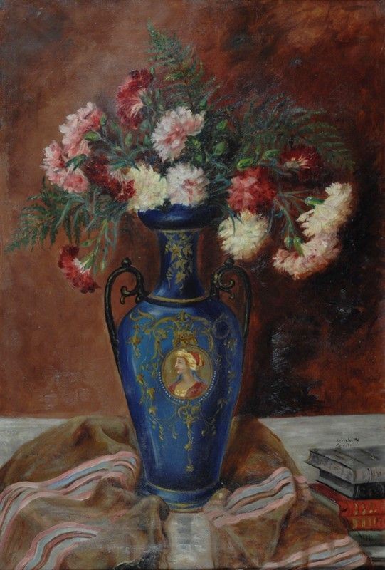 Enrichetta Chiostri - Vaso con fiori