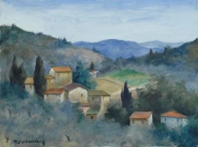 Paesaggio con Case