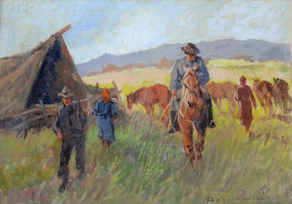 Carlo Domenici - Vita in campagna