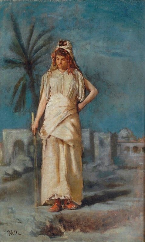 Francesco Netti - Figura orientale
