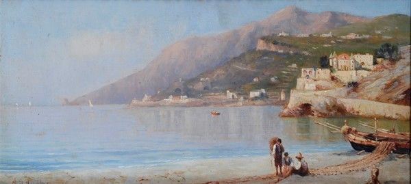 Angelo Delle Mura - Veduta di Maiori