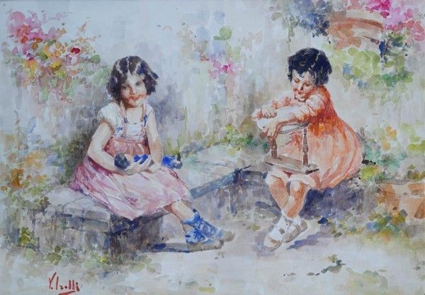Attr. a  Vincenzo Irolli - Bambine