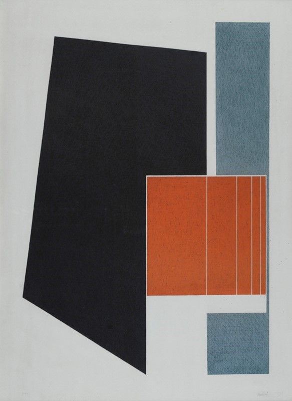Gualtiero Nativi : Composizione  - Litografia - Auction Grafica ed edizioni - Galleria Pananti Casa d'Aste