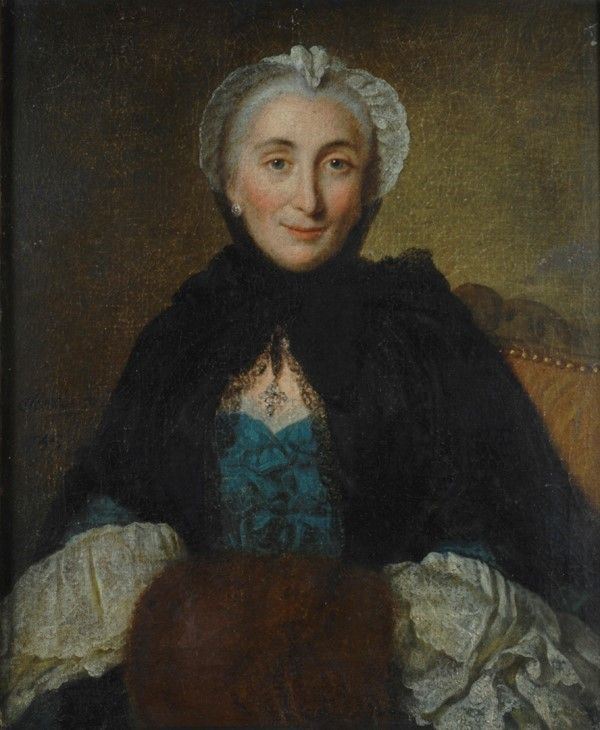 Pierre Allais,Attr. a Pierre Allais - Ritratto di signora