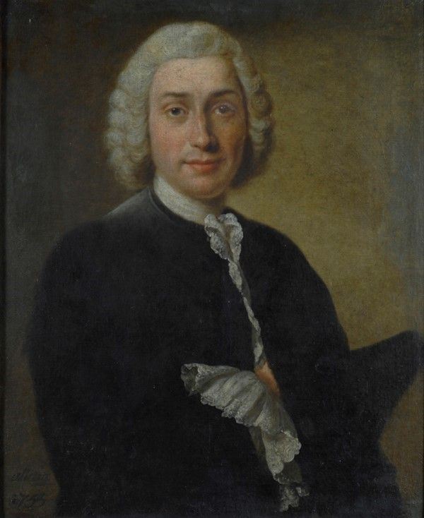 Pierre Allais,Attr. a Pierre Allais - Ritratto di nobiluomo