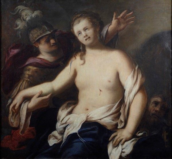 Attr. a Antonio Molinari (Venezia, 1655-1704) - Morte di Lucrezia