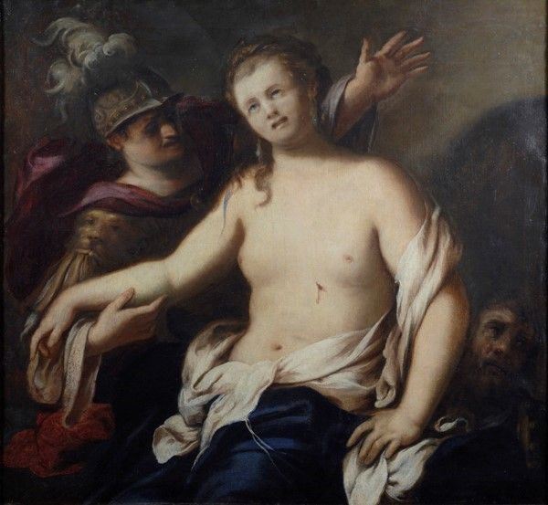Attr. a Antonio Molinari (venezia, 1655-1704) - Morte di Lucrezia