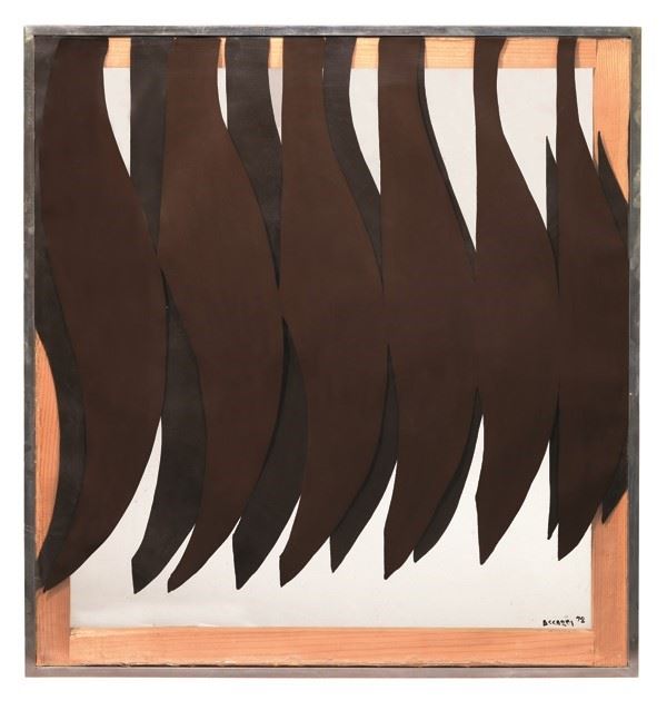 Carla Accardi : Senza titolo  (1972)  - Vernice su sicofoil - Auction Autori dell'800-900, Arte moderna e contemporanea - I - Galleria Pananti Casa d'Aste