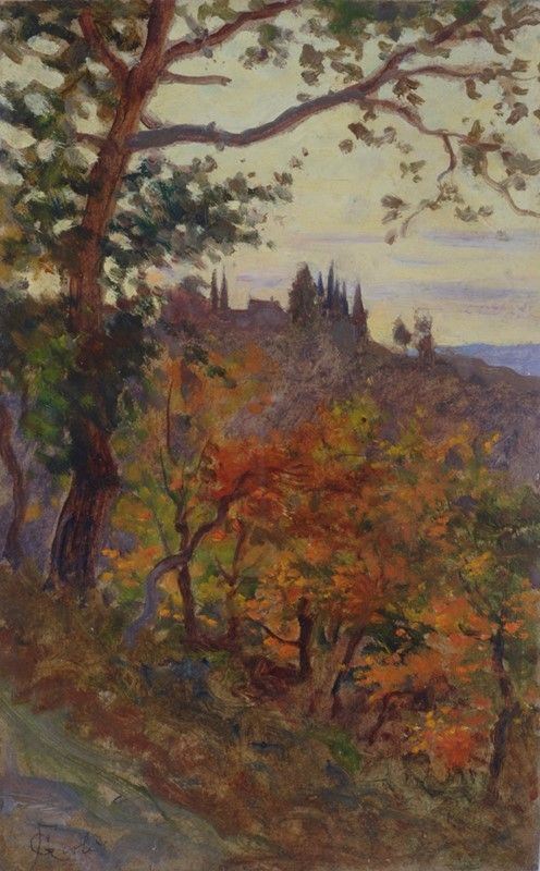 Francesco Gioli - Colline toscane d'autunno