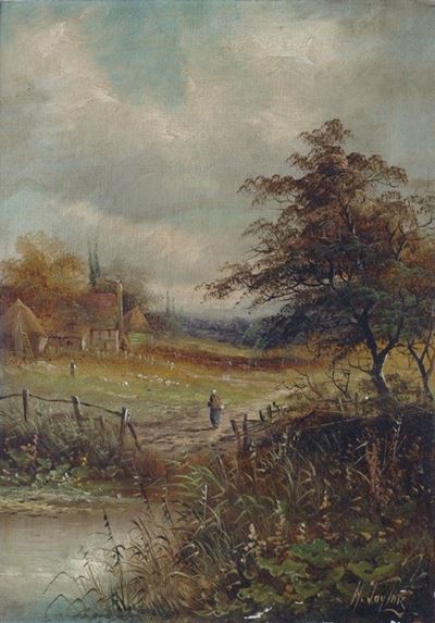 Paesaggio Campestre con Figure