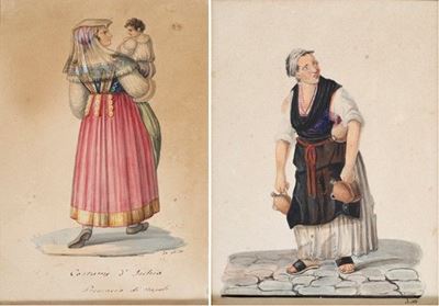 Acquaiola; Costume di Ischia