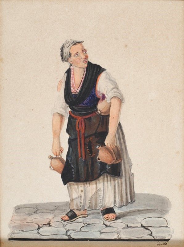 Michela De Vito - Acquaiola; Costume di Ischia