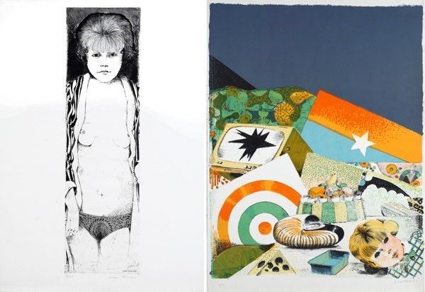 Bruno Caruso - Due opere di grafica