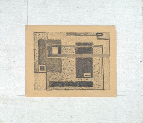Mario Radice : Composizione  (1934)  - Matita su carta - Asta Autori del XIX e XX sec. - I - Galleria Pananti Casa d'Aste