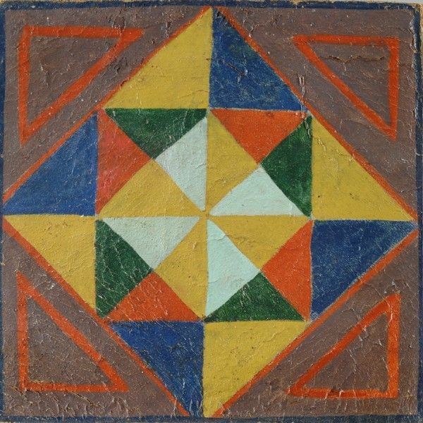 Gerardo Dottori : Senza titolo  (1932)  - Pittura murale riportata su faesite - Auction Autori del XIX e XX sec. - I - Galleria Pananti Casa d'Aste
