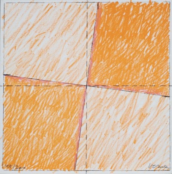 Claudio Verna : Senza titolo  - Litografia - Auction Grafica ed edizioni - Galleria Pananti Casa d'Aste