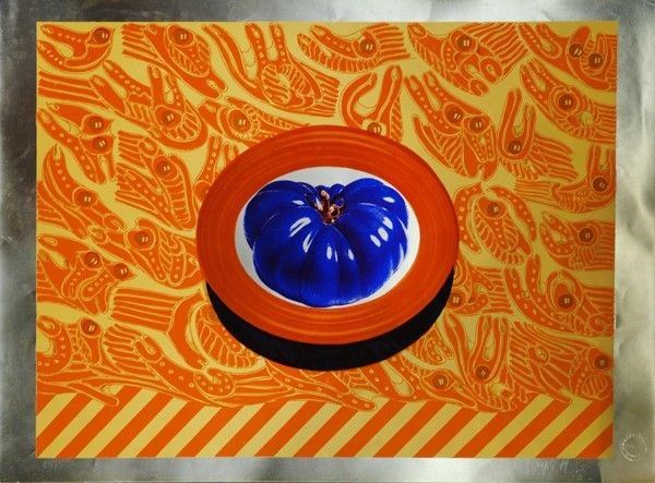 Concetto Pozzati : Pomodoro  (1967)  - Serigrafia - Auction Grafica ed edizioni - Galleria Pananti Casa d'Aste