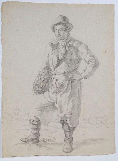 Uomo con Cesta di Paglia
