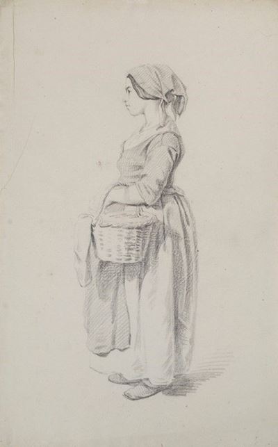 Contadinella con Cestino