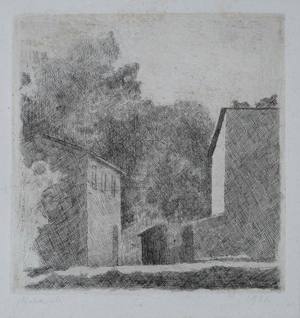 Giorgio Morandi - Paesaggio (chiesanuova)