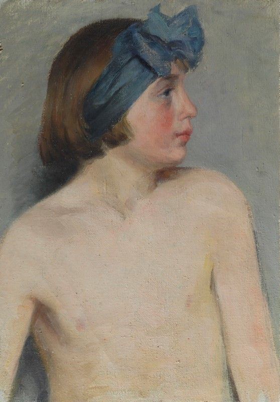 Anonimo, XX sec. - Ritratto di bambina