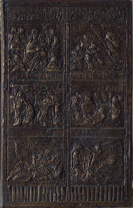 Antonio Berti : Bozzetto per la porta del Duomo di Castellammare di Stabia  - Bronzo - Auction Autori del XIX e XX sec. - I - Galleria Pananti Casa d'Aste