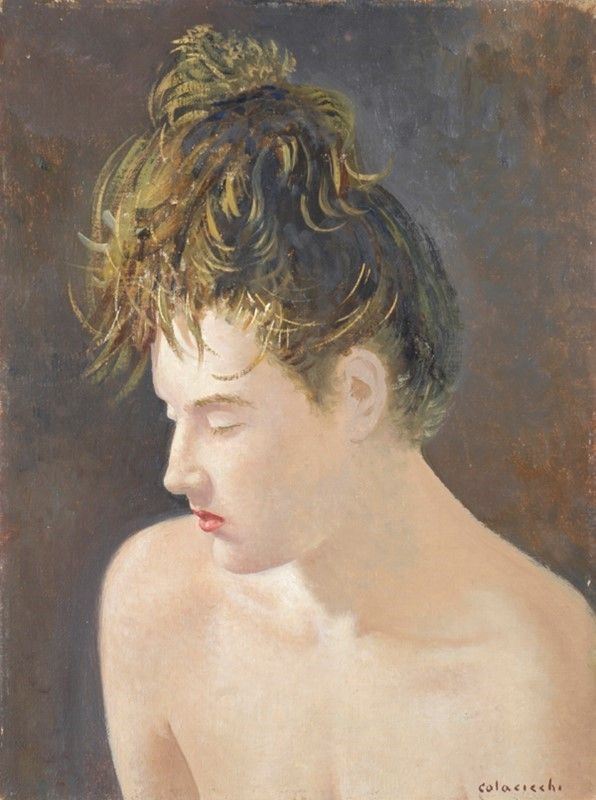 Giovanni Colacicchi - Ritratto di donna
