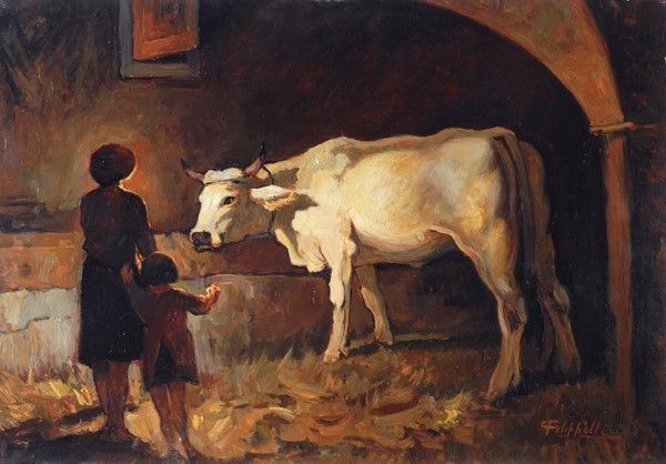 Cafiero Filippelli - Il bue nella stalla