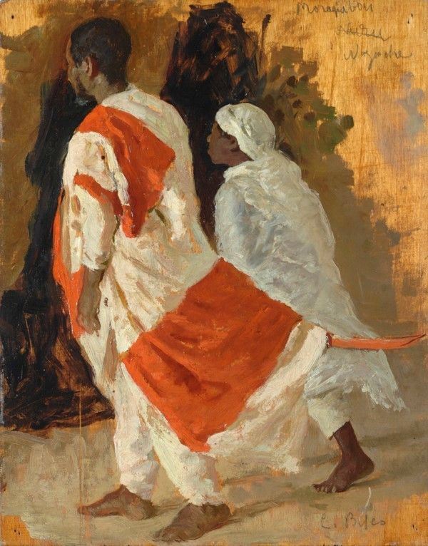 Carlo Biseo - Due figure all'orientale
