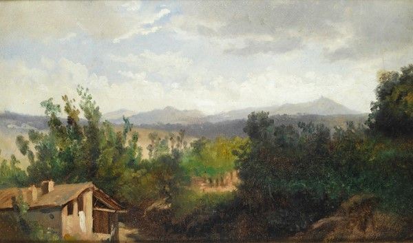 Scuola Lombarda, XIX Sec. - Paesaggio