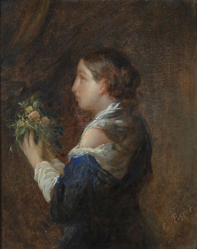 Ritratto di Fanciulla con Fiori