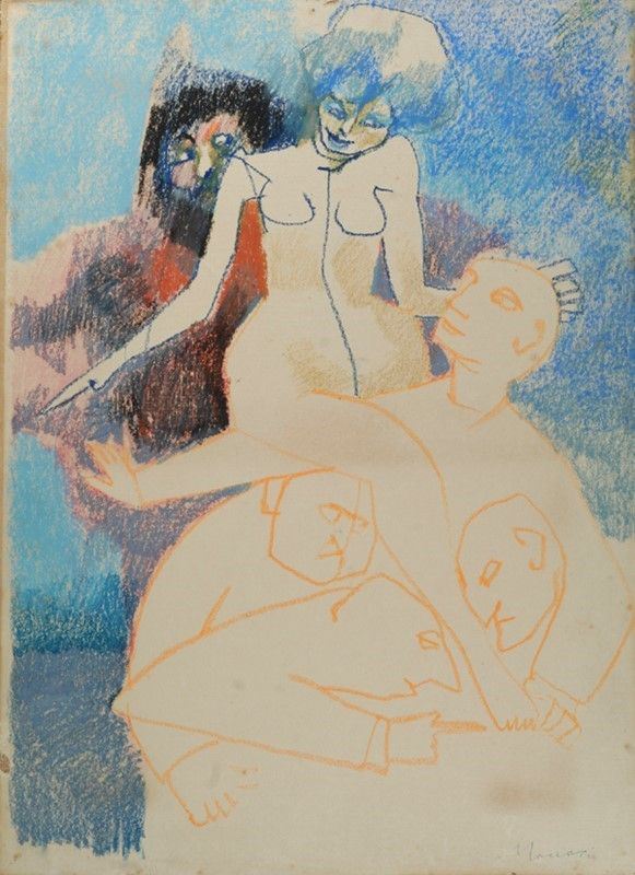 Mino Maccari - Il pedicure