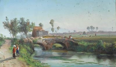 Paesaggio con Ponte