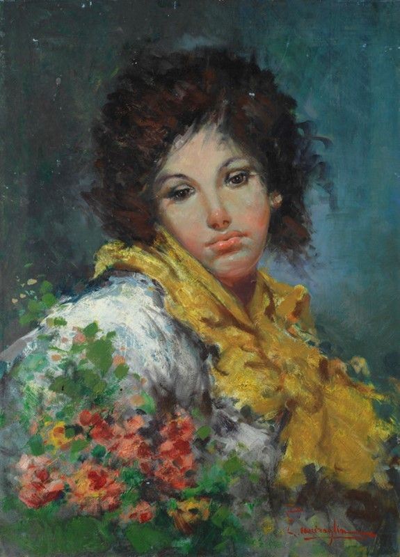 Ermogene Miraglia - Ritratto di Ragazza