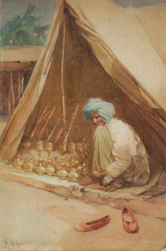 Mariano de Franceschi - Venditore arabo