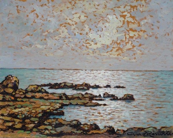 Gino Romiti - Tramonto sugli Scogli